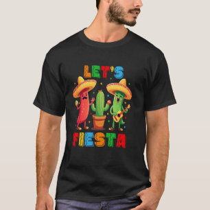 Let's Fiesta Cinco de Mayo Mexican Taco Cinco de M T-Shirt