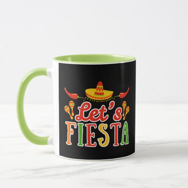Let's Fiesta Cinco de Mayo Mug (Left)