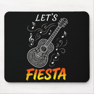 Let's fiesta - cinco de mayo party guitar music Le Mouse Pad