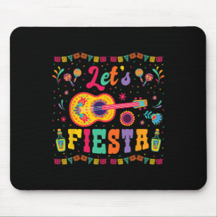 Let's Fiesta Cinco De Mayo Shirts For Women Men Ki Mouse Pad