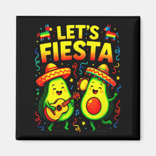 Let's fiesta - cinco mayo mexican dance fun Let's Magnet