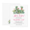 Let's Fiesta Floral Cactus Succulent Bridal Shower