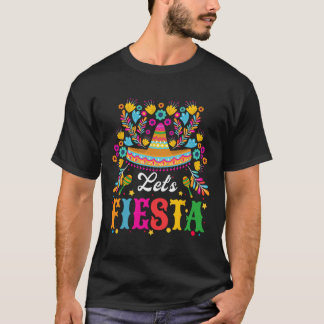 Let's Fiesta Funny Cinco De Mayo Women Men Kids T-Shirt