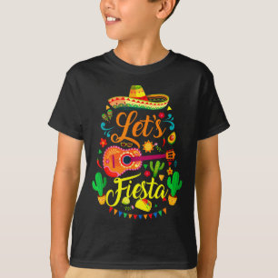 Let's fiesta happy cinco de mayo mexican sombreroL T-Shirt