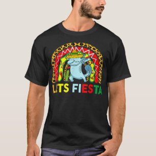 Lets Fiesta Meican Aolotl Cinco De Mayo Dabbing Ao T-Shirt