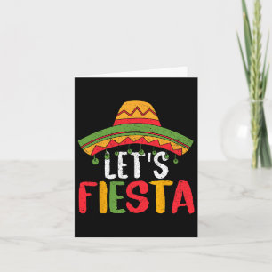 Let's Fiesta Mexican Cinco De Mayo 1  Card