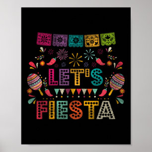 Lets Fiesta Mexico Poster