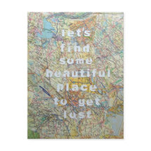 Let's Find Some Beautiful Place Postcard