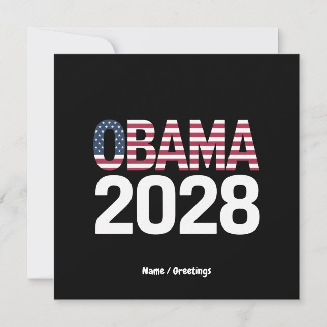 Lets Fix This, Obama for President 2028 Invitation (Front)