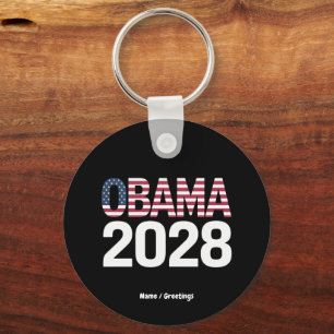 Lets Fix This, Obama for President 2028 Keychain