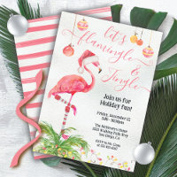 Let's Flamingle and Jingle Tropical Flamingo Party