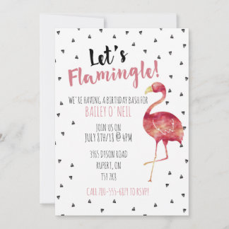 Let's Flamingle! Invitation
