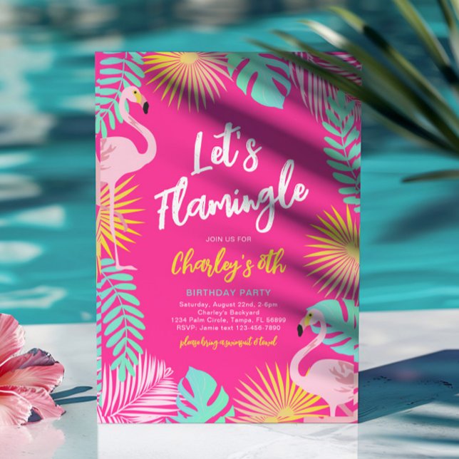 Let's Flamingle Party Invitation (Creator Uploaded)