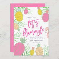 Let's Flamingle Pineapple Birthday Party
