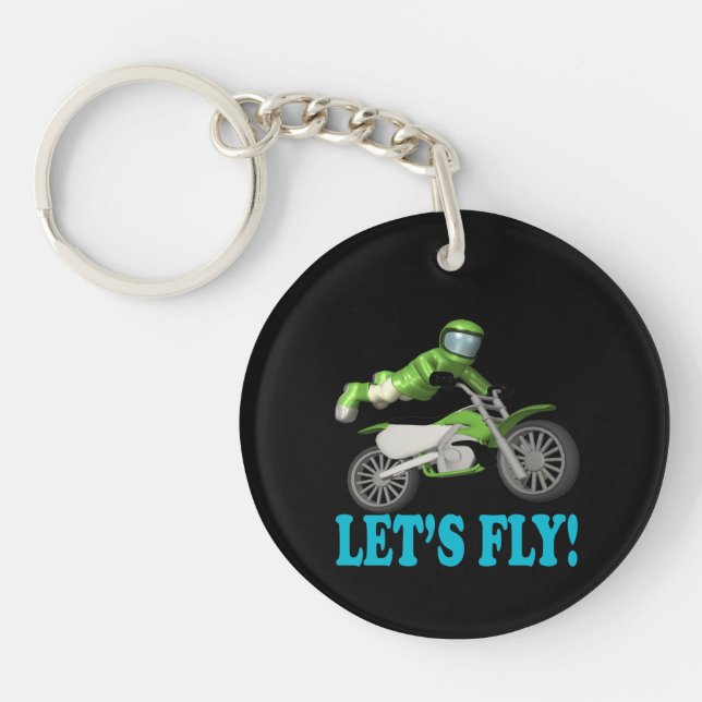 Lets Fly 2 Keychain (Front)