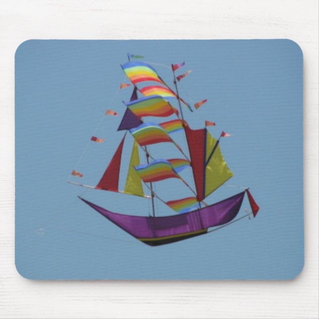 Let's fly a kite mouse pad (Front)