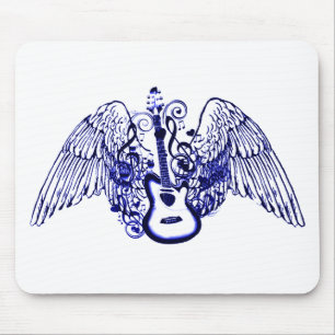 Let's Fly,Rock N Roll_ Mouse Pad