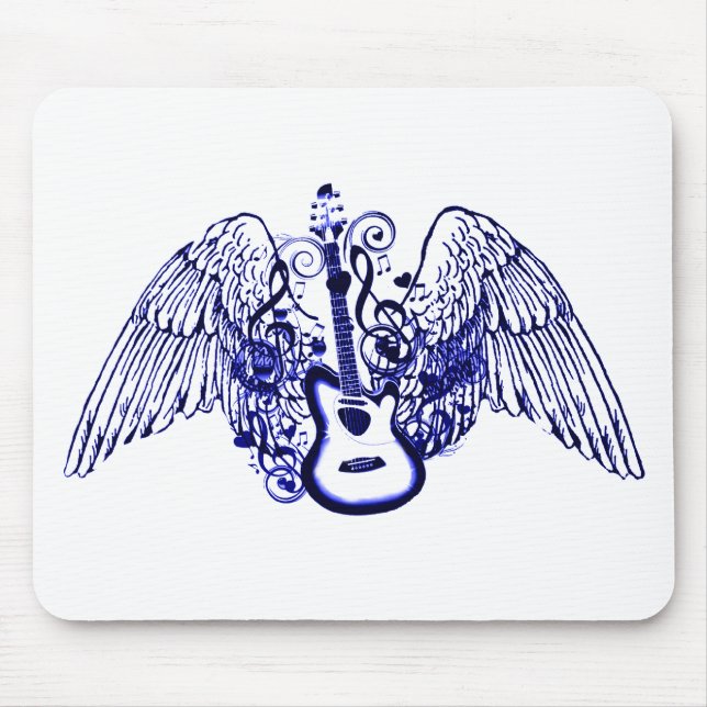 Let's Fly,Rock N Roll_ Mouse Pad (Front)