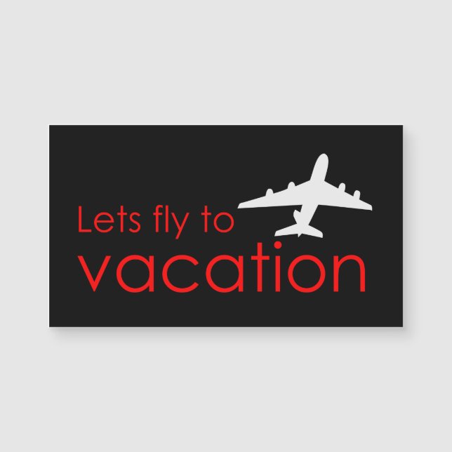 Lets fly to vacation (Front)
