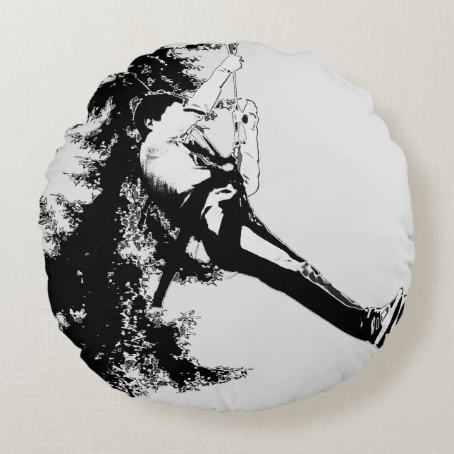  Lets Fly! - Ziplining Run Round Pillow (Front)