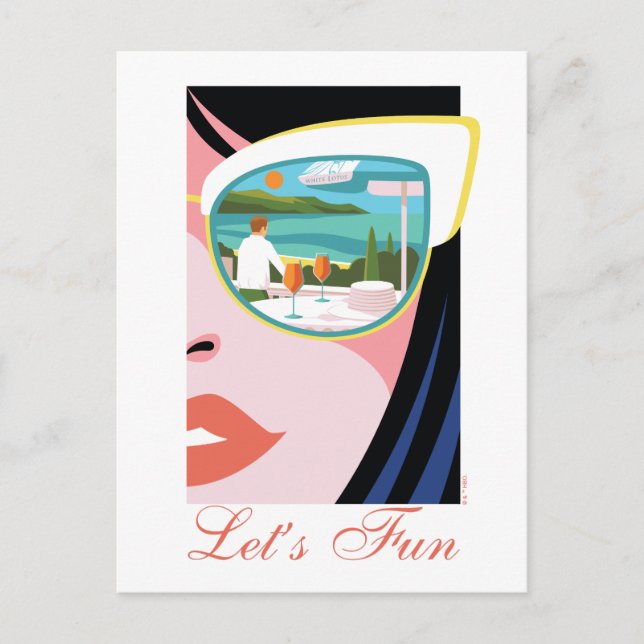 Let's Fun - The White Lotus Postcard (Front)