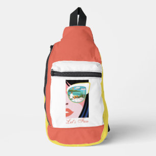 Let's Fun - The White Lotus Sling Bag