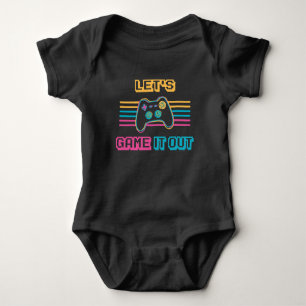 Let's game it out - Retro style Baby Bodysuit