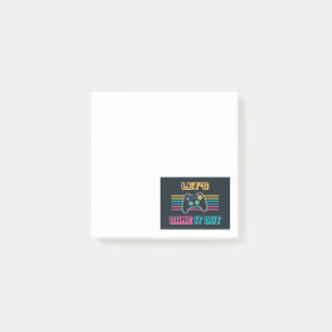 Let's game it out - Retro style Post-it Notes