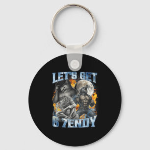 Lets Get 6 7endy Cool Funny Alpha Wolf Werewolf Me Keychain