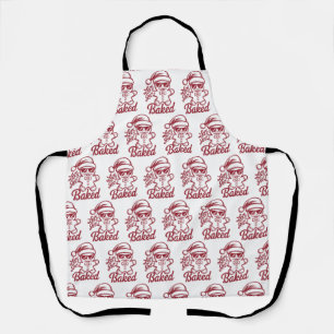 Let's Get Baked Snarky Christmas Sarcastic Funny Apron