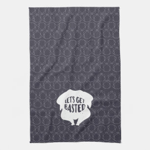 Let's Get Based Thanksgiving Kitchen Towel