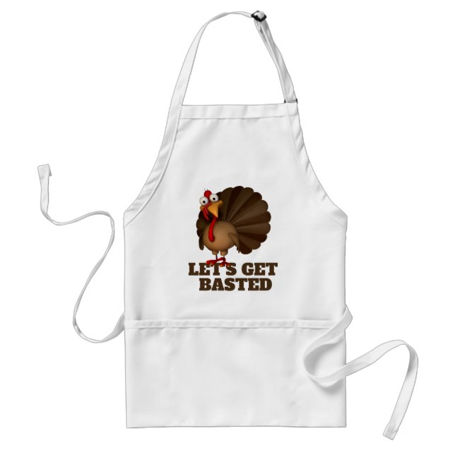Let's Get Basted Standard Apron (Front)