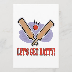 Lets Get Batty Invitation