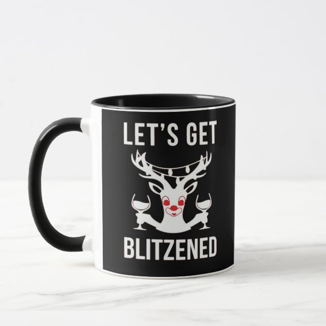 Let's Get Blitzened Classic Mug (Left)
