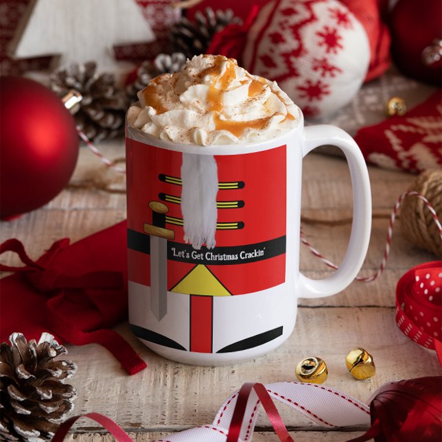 Let's Get Christmas Cracking Nutcracker Coffee Mug (Creator Uploaded)