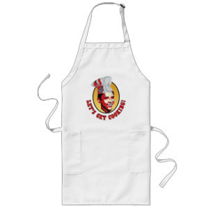 Let's Get Cooking - Barack Obama - Customized Long Apron