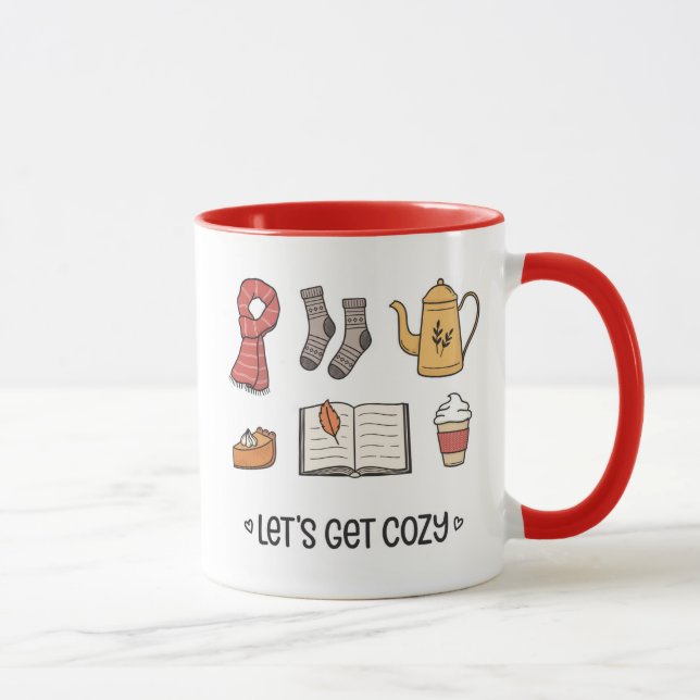 Let's Get Cozy Mug (Right)