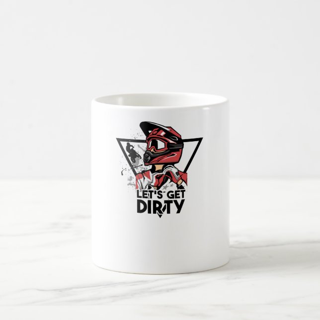 Let's get dirty coffee mug (Center)