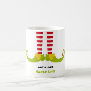 Let's get Elfed Up Christmas Coffee Tea Mug