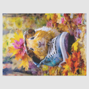 Let's get Fancy! Guinea Pig in Hat Tissue Paper