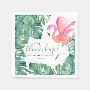 Let's Get Flocked Up Cocktail Napkins