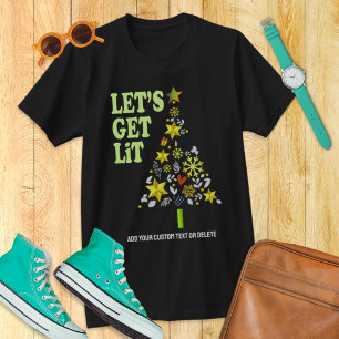 Let's Get It Christmas Tree Family Matching Party T-Shirt