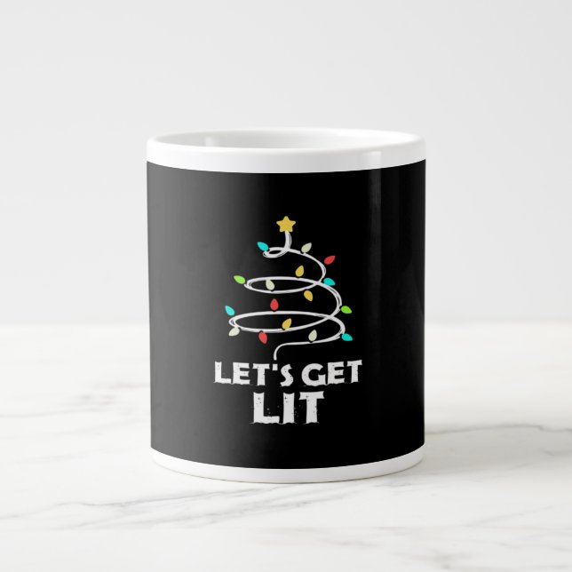 Let's Get It Lit Essential Large Coffee Mug (Front)