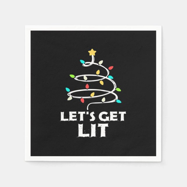 Let's Get It Lit Essential Napkin (Front)