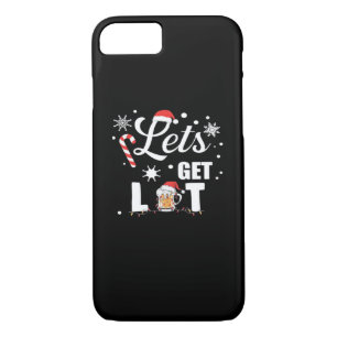 Let's Get Lit Adult Funny X-mas Christmas Essentia Case-Mate iPhone Case