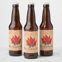 Let's Get Lit Bachelor Party Stag Do Campire Camp