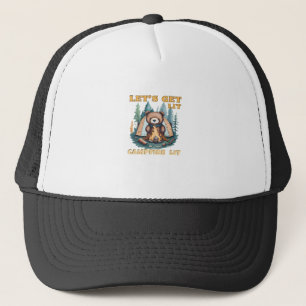 Let's Get Lit. Campfire Lit. Camping Lover Classic Trucker Hat