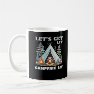 Let's Get Lit. Campfire Lit. Vibe Camping Classic Coffee Mug