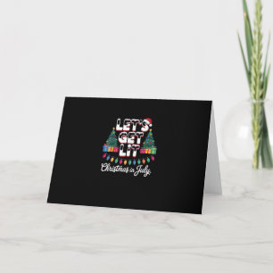 Let's Get Lit Christmas Card