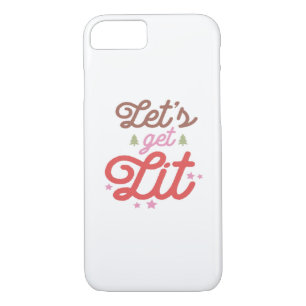 Let's Get Lit, Christmas  Case-Mate iPhone Case